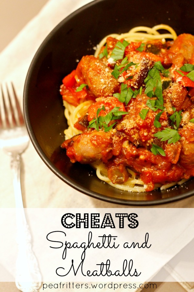 Cheats Spaghetti and Meatballs